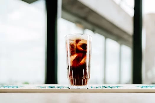 soft drink beverages with ice